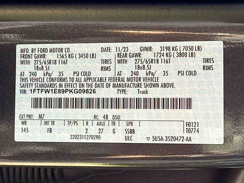 Used 2023 Ford F150 XLT w/ Equipment Group 302A High AWD/4WD image 34