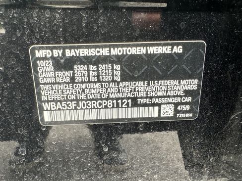 Certified 2024 BMW 530i xDrive w/ M Sport Package AWD/4WD image 34