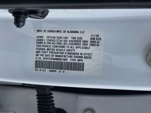Used 2021 Honda Pilot Touring image 45