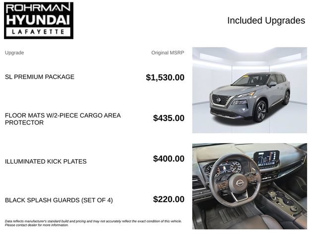 Used 2023 Nissan Rogue SL w/ SL Premium Package AWD/4WD image 4