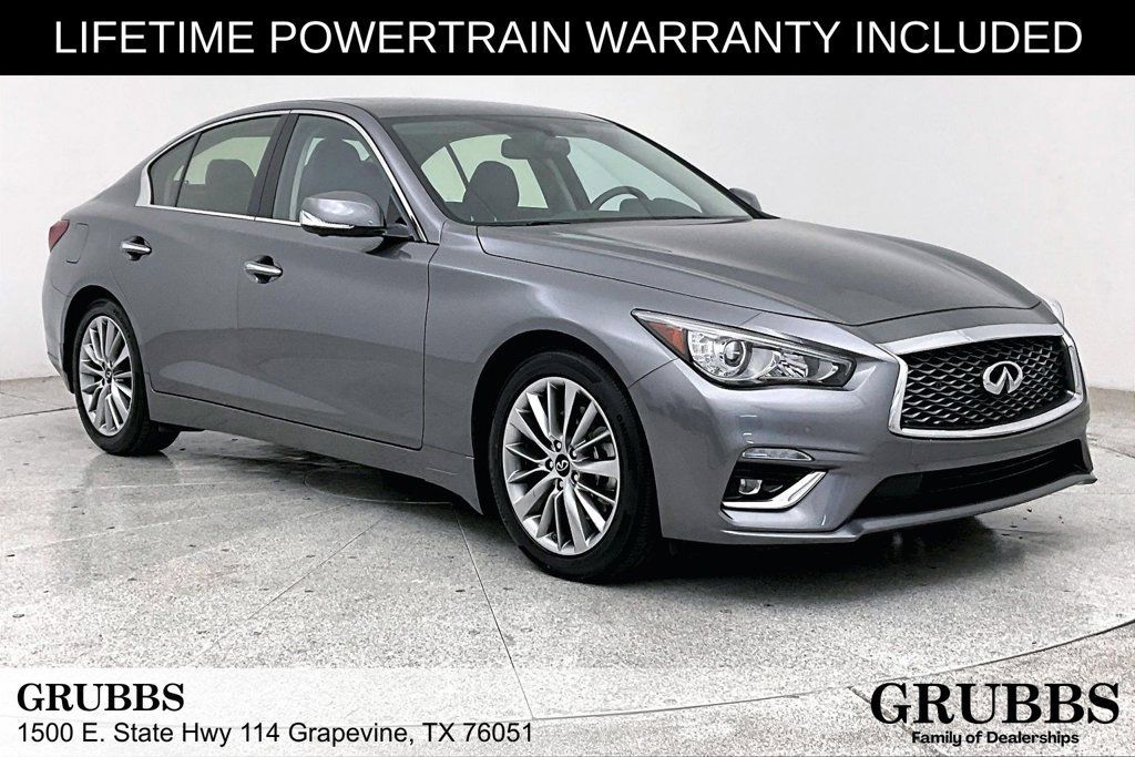 Certified 2023 INFINITI Q50 Luxe w/ Cargo Package RWD image 1