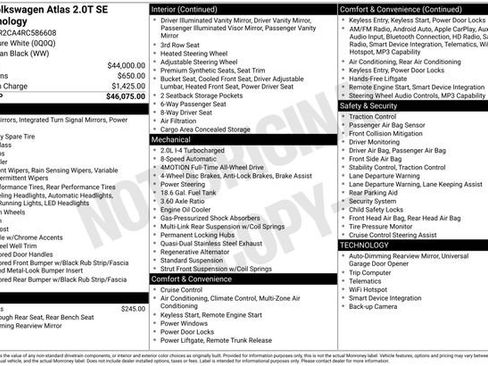 Used 2024 Volkswagen Atlas SE image 13