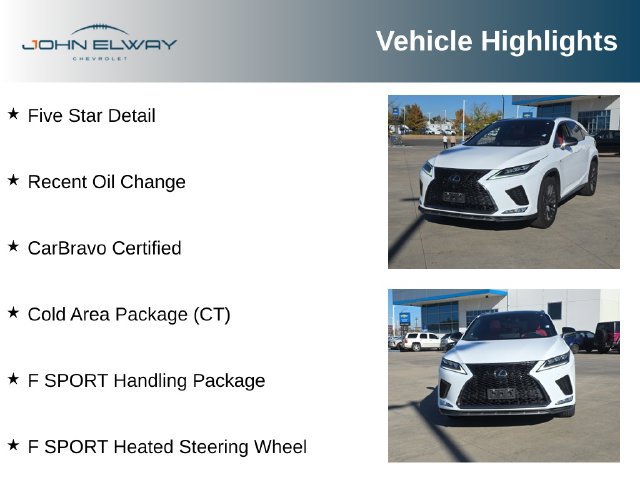 Used 2022 Lexus RX 350 F Sport w/ Cold Area Package (CT) AWD/4WD image 4