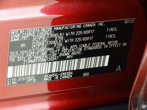 Used 2022 Toyota RAV4 LE image 13