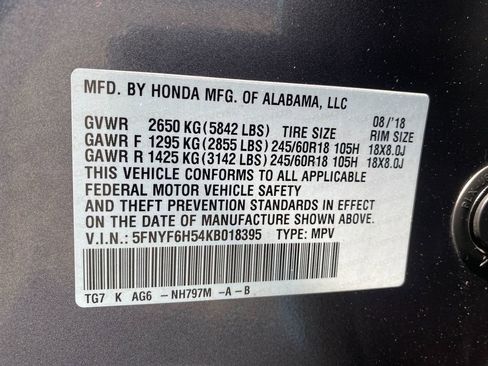 Used 2019 Honda Pilot EX-L image 34