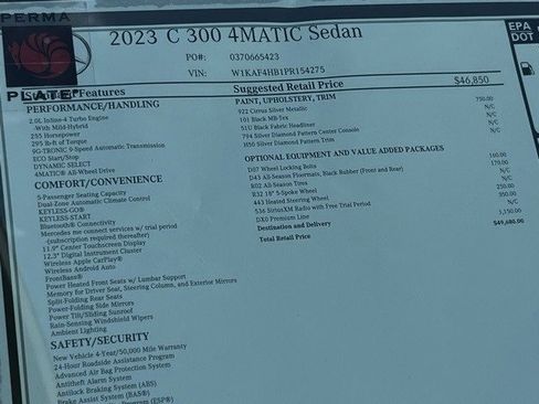 Used 2023 Mercedes-Benz C 300 4MATIC Sedan image 14