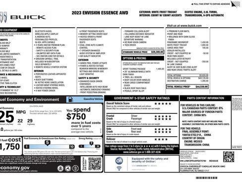 Used 2023 Buick Envision Essence w/ Sport Touring Package image 23