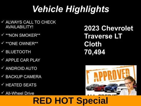 Used 2023 Chevrolet Traverse LT AWD/4WD image 10