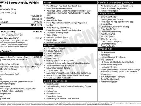 Used 2021 BMW X5 sDrive40i w/ M Sport Package RWD image 1