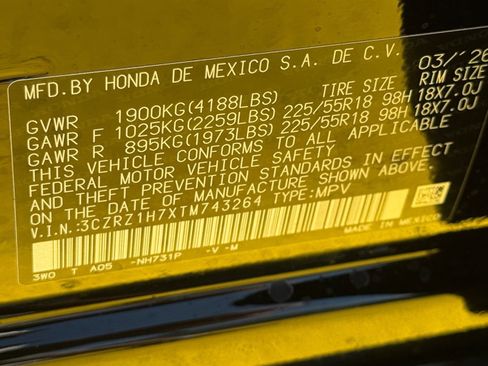 New 2026 Honda HR-V EX-L image 25
