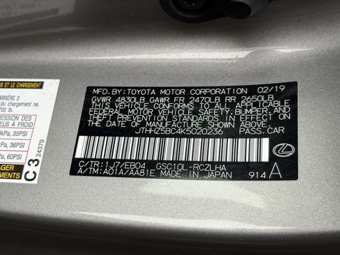 Used 2019 Lexus RC 350 F Sport w/ Accessory Package image 21