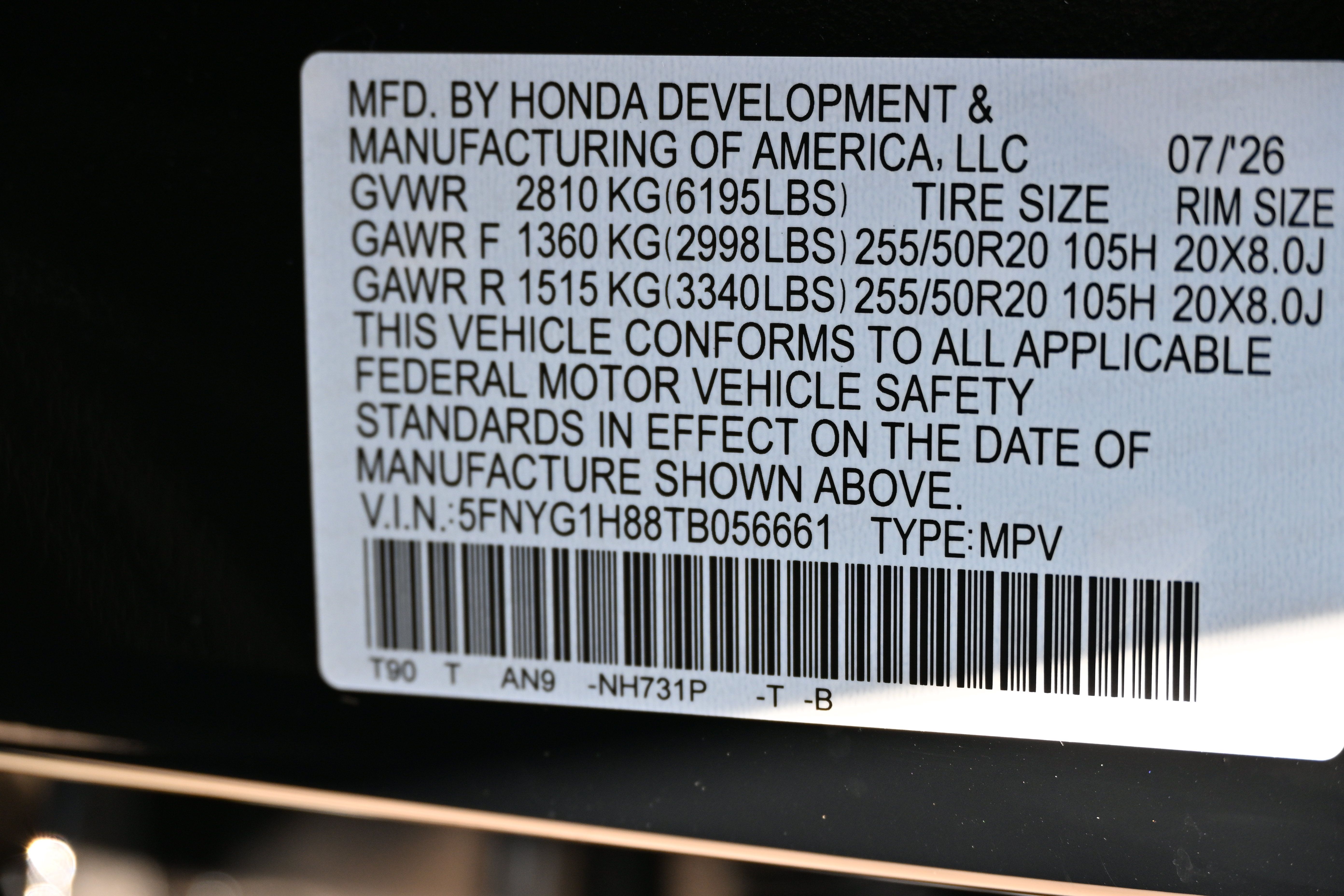 New 2026 Honda Pilot Elite image 20