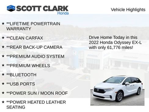 Used 2022 Honda Odyssey EX-L image 11