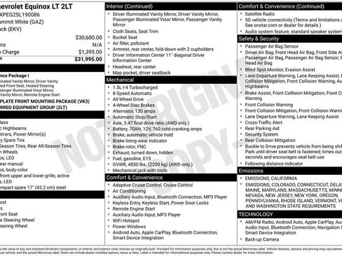 Used 2025 Chevrolet Equinox LT image 6