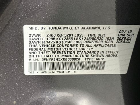 Used 2019 Honda Passport EX-L image 12