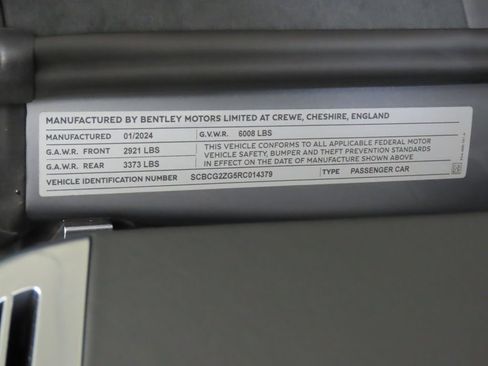 Certified 2024 Bentley Continental GT Azure image 34