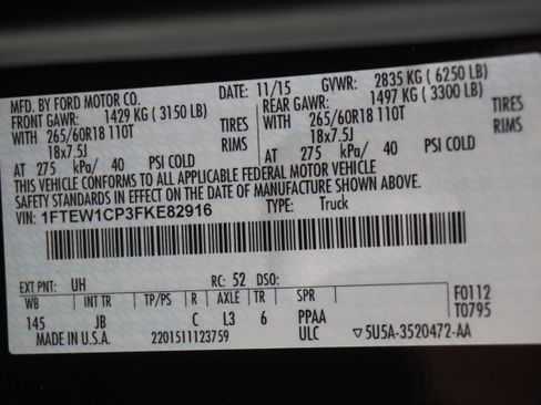 Used 2015 Ford F150 XLT w/ Equipment Group 302A Luxury image 30