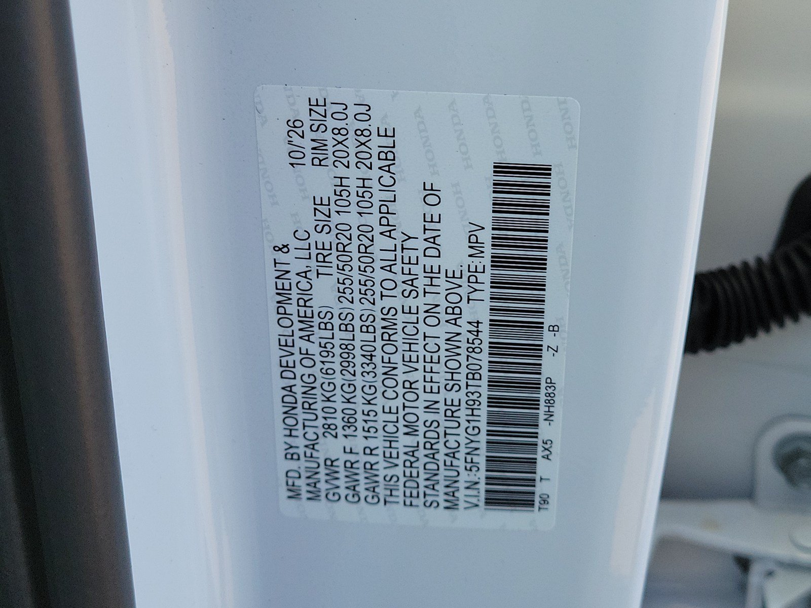 New 2026 Honda Pilot Black Edition image 34