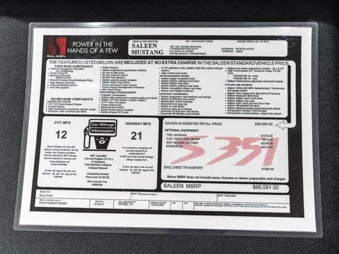 Used 1997 Ford Mustang Convertible image 72