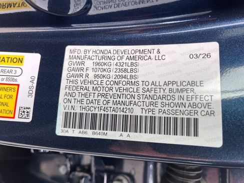 New 2026 Honda Accord SE image 24