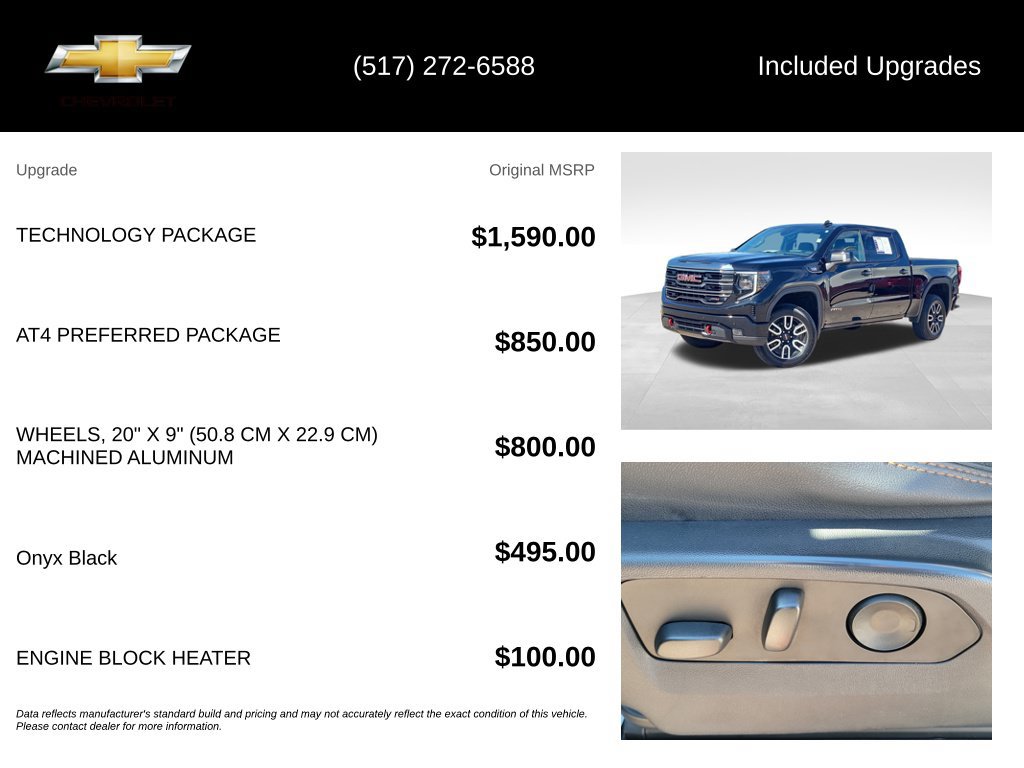 Used 2023 GMC Sierra 1500 AT4 w/ Technology Package AWD/4WD image 5
