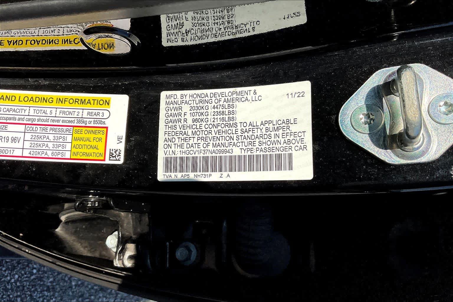Used 2022 Honda Accord Sport image 34