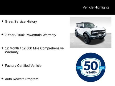 Certified 2022 Ford Bronco Wildtrak AWD/4WD image 7