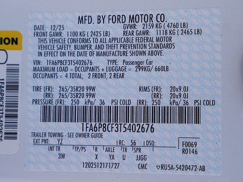 New 2026 Ford Mustang GT Premium RWD image 33