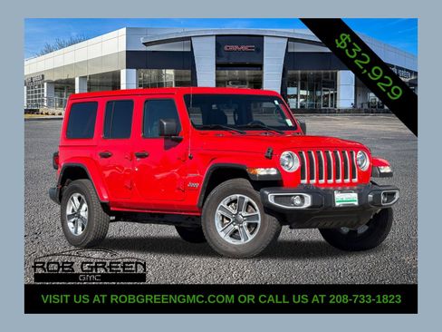 Used 2023 Jeep Wrangler Sahara w/ Cold Weather Group image 1