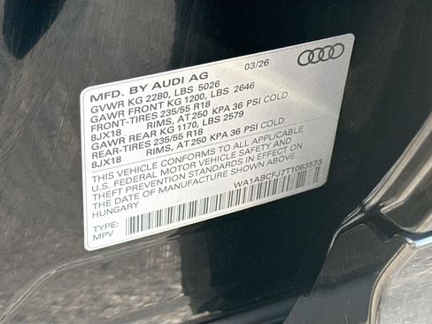 New 2026 Audi Q3 quattro 2.0T AWD/4WD image 42