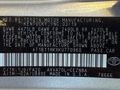 Used 2019 Toyota Camry LE image 33