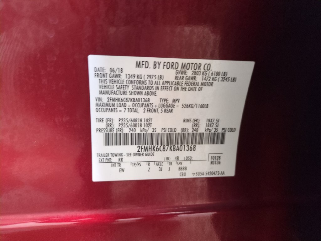 Used 2019 Ford Flex SEL w/ Class III Trailer Tow Package AWD/4WD image 35