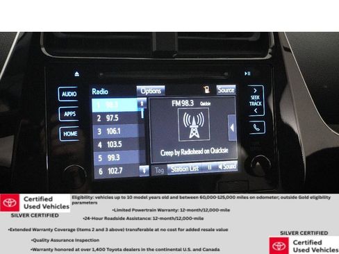 Certified 2017 Toyota Prius Three Touring FWD image 23