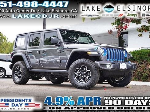 Used 2021 Jeep Wrangler Unlimited Rubicon 4xe image 1