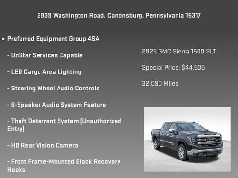 Certified 2025 GMC Sierra 1500 SLT image 14