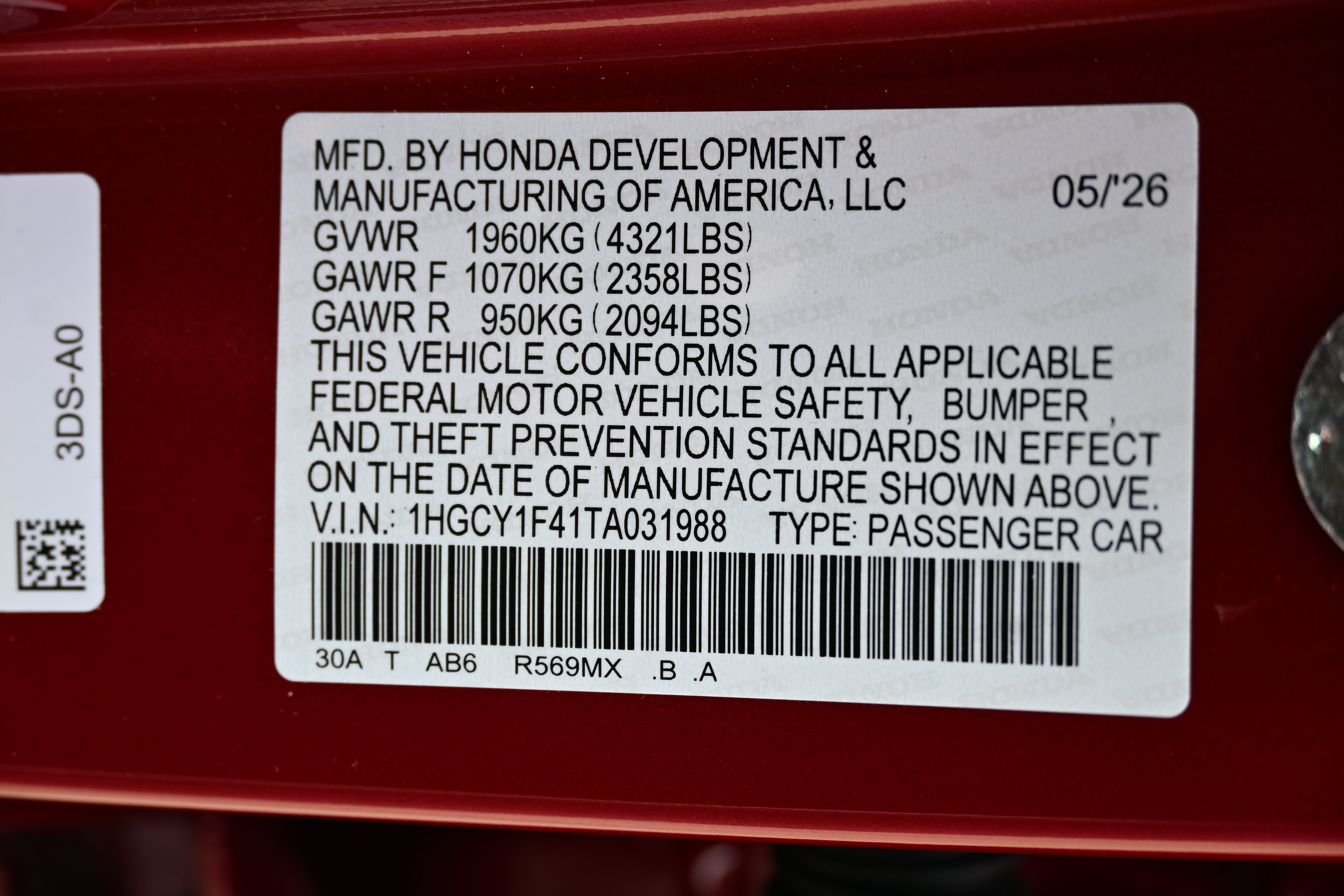 Used 2026 Honda Accord SE image 18