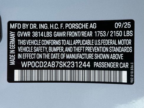 New 2025 Porsche 718 Boxster GTS RWD image 37