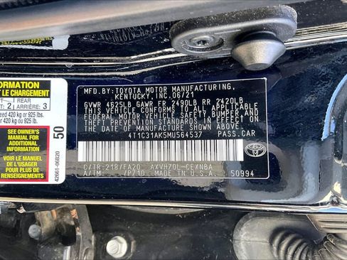 Used 2021 Toyota Camry LE FWD image 34