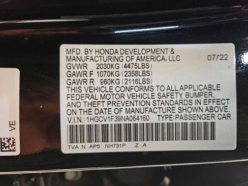 Used 2022 Honda Accord Sport image 28