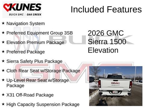 New 2026 GMC Sierra 1500 Elevation w/ Elevation Premium Package image 2