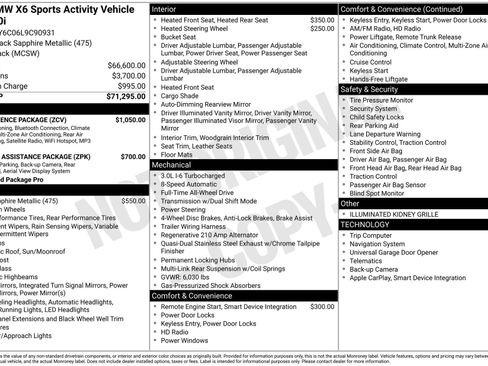 Used 2020 BMW X6 xDrive40i w/ Convenience Package image 3