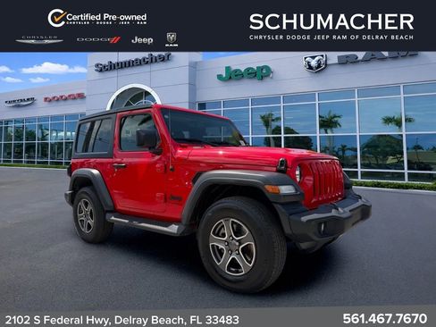 Certified 2023 Jeep Wrangler Sport AWD/4WD image 1