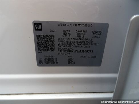 Used 2021 Chevrolet Traverse Premier w/ LPO, Floor Liner Package AWD/4WD image 29