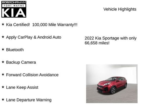 Certified 2022 Kia Sportage LX image 7