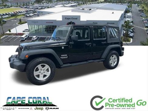 Certified 2016 Jeep Wrangler Unlimited Sport w/ Connectivity Group AWD/4WD image 1
