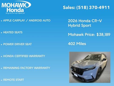 Certified 2026 Honda CR-V Sport image 16