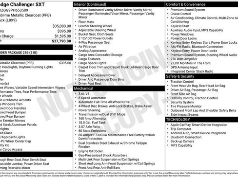 Certified 2023 Dodge Challenger SXT image 9