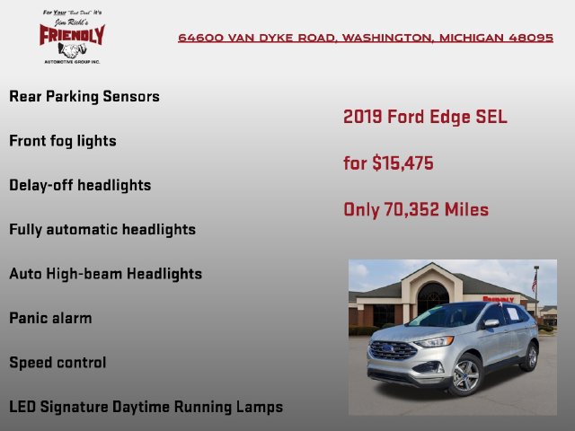 Used 2019 Ford Edge SEL w/ Equipment Group 201A AWD/4WD image 30