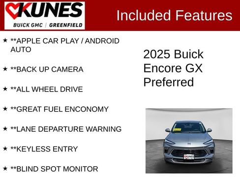 Used 2025 Buick Encore GX Preferred AWD/4WD image 2