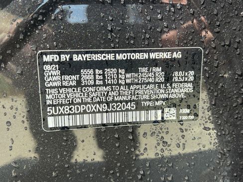 Used 2022 BMW X3 M40i w/ Parking Assistance Package AWD/4WD image 37